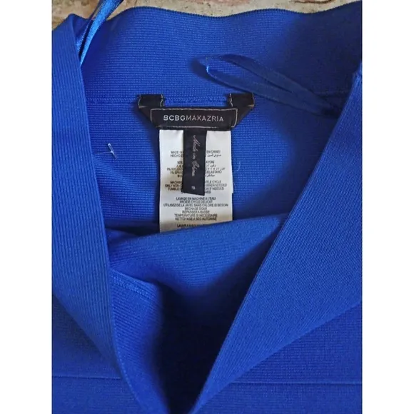 BCBGMaxAzria Blue Bandage Mini Skirt - Royal Blue