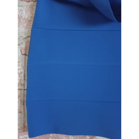 BCBGMaxAzria Blue Bandage Mini Skirt - Royal Blue