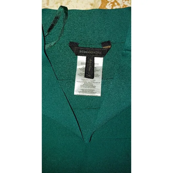 BCBGMaxAzria | Green Simone Bandage Mini Skirt