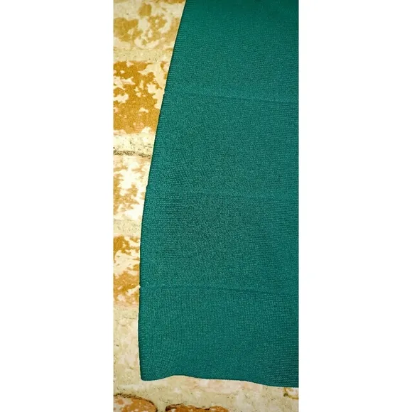 BCBGMaxAzria | Green Simone Bandage Mini Skirt