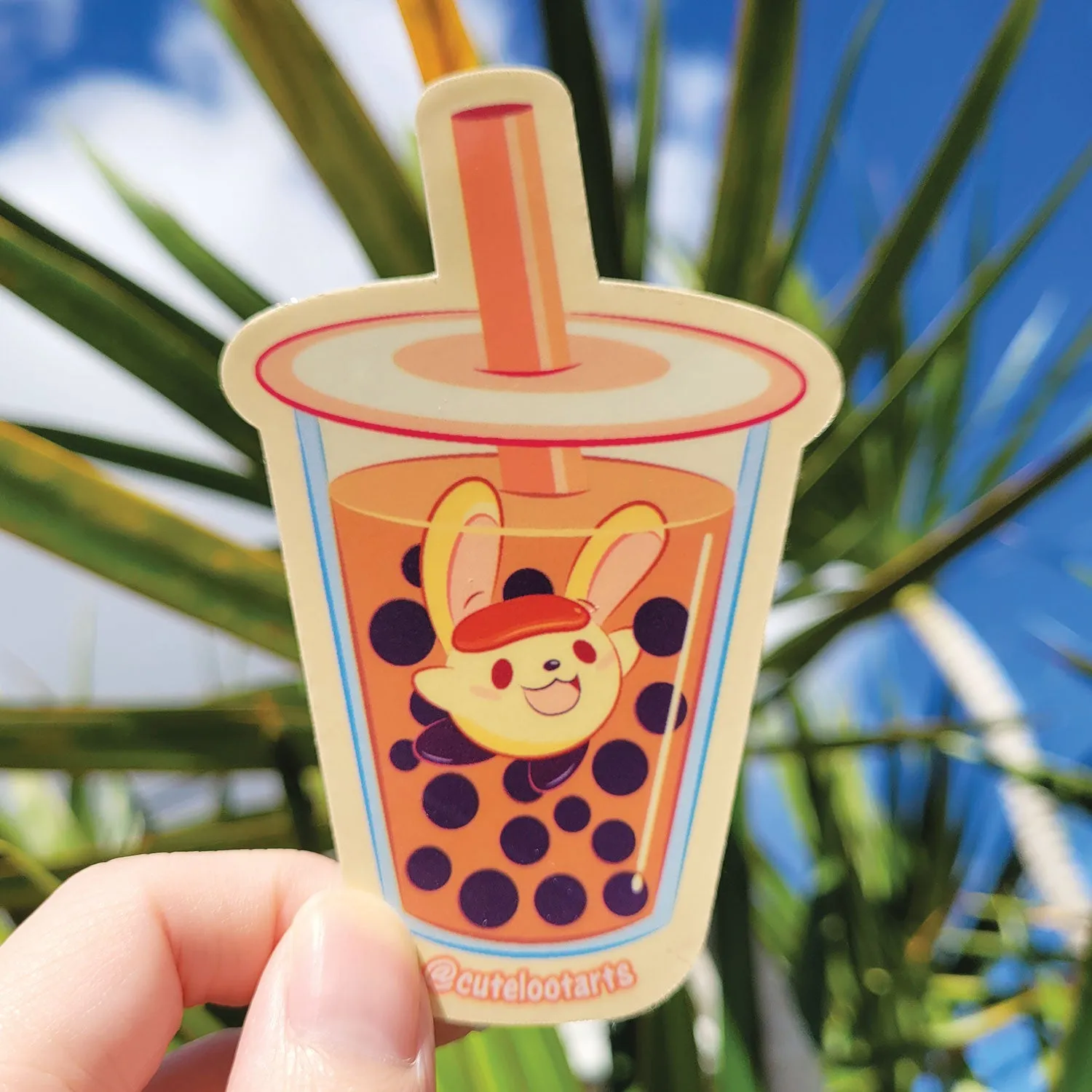 Bell the Bobunny Tea Bobuddies Sticker