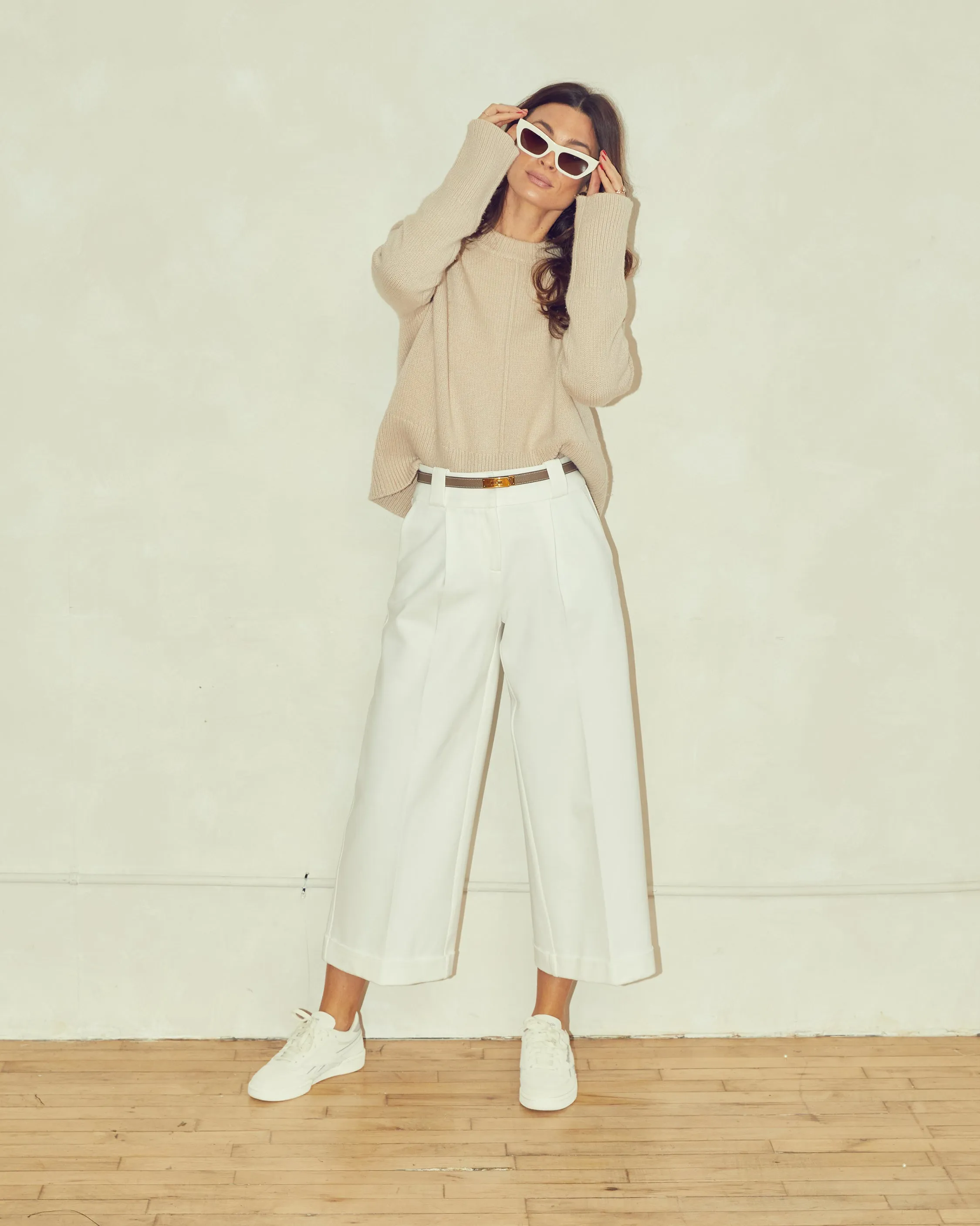 Beverly Wide-Leg Cropped Pant
