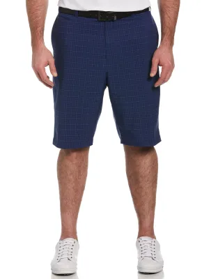 Big & Tall 4-Way Stretch Plaid Short