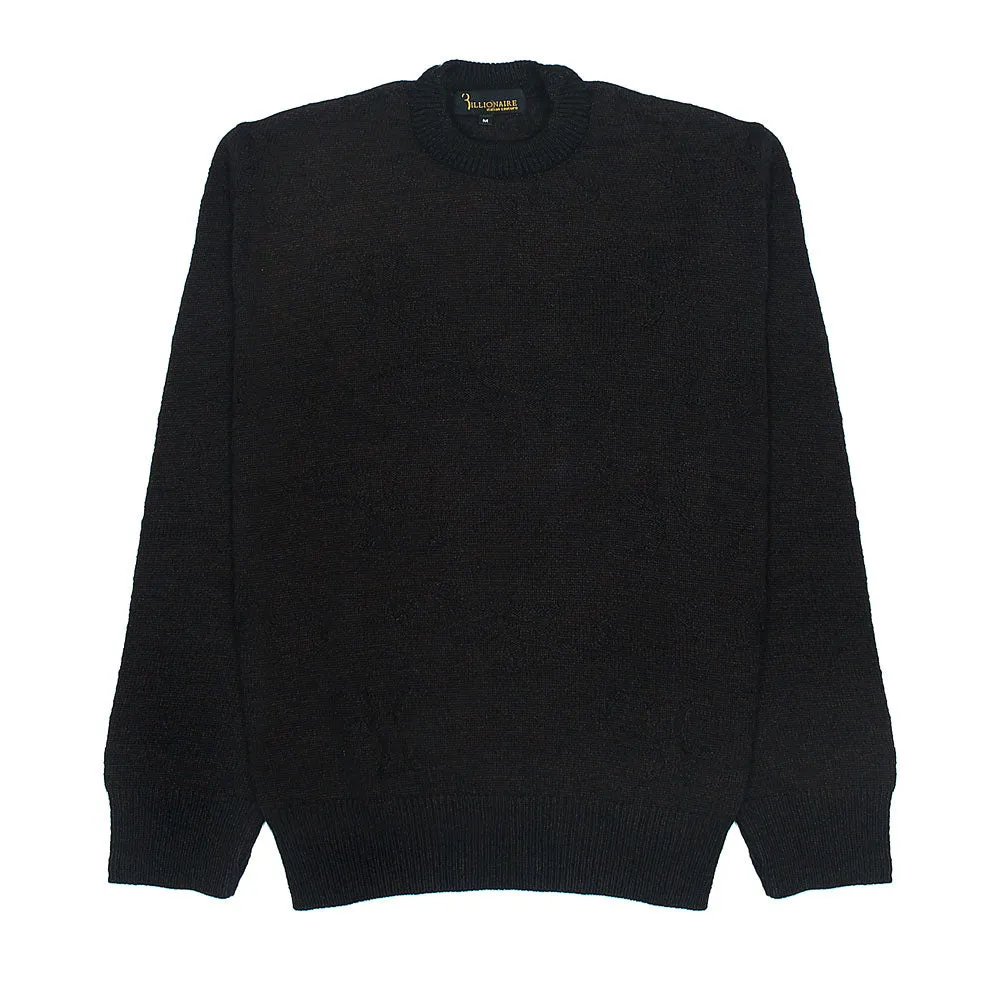Billionaire Black Sweater