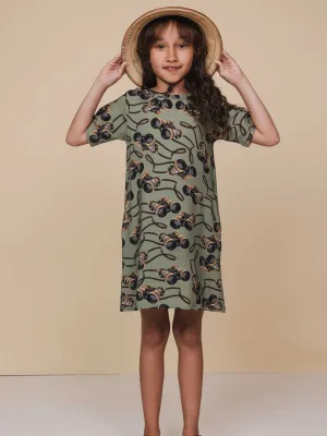 Binoculars T-shirt Dress Kids