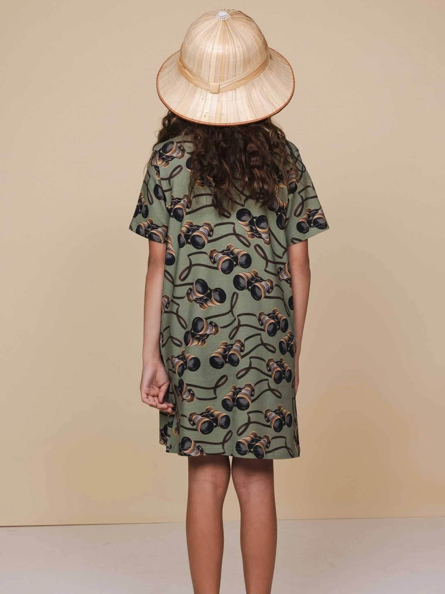 Binoculars T-shirt Dress Kids