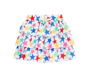 Bisby Tiered Mini Skort Summer Stars