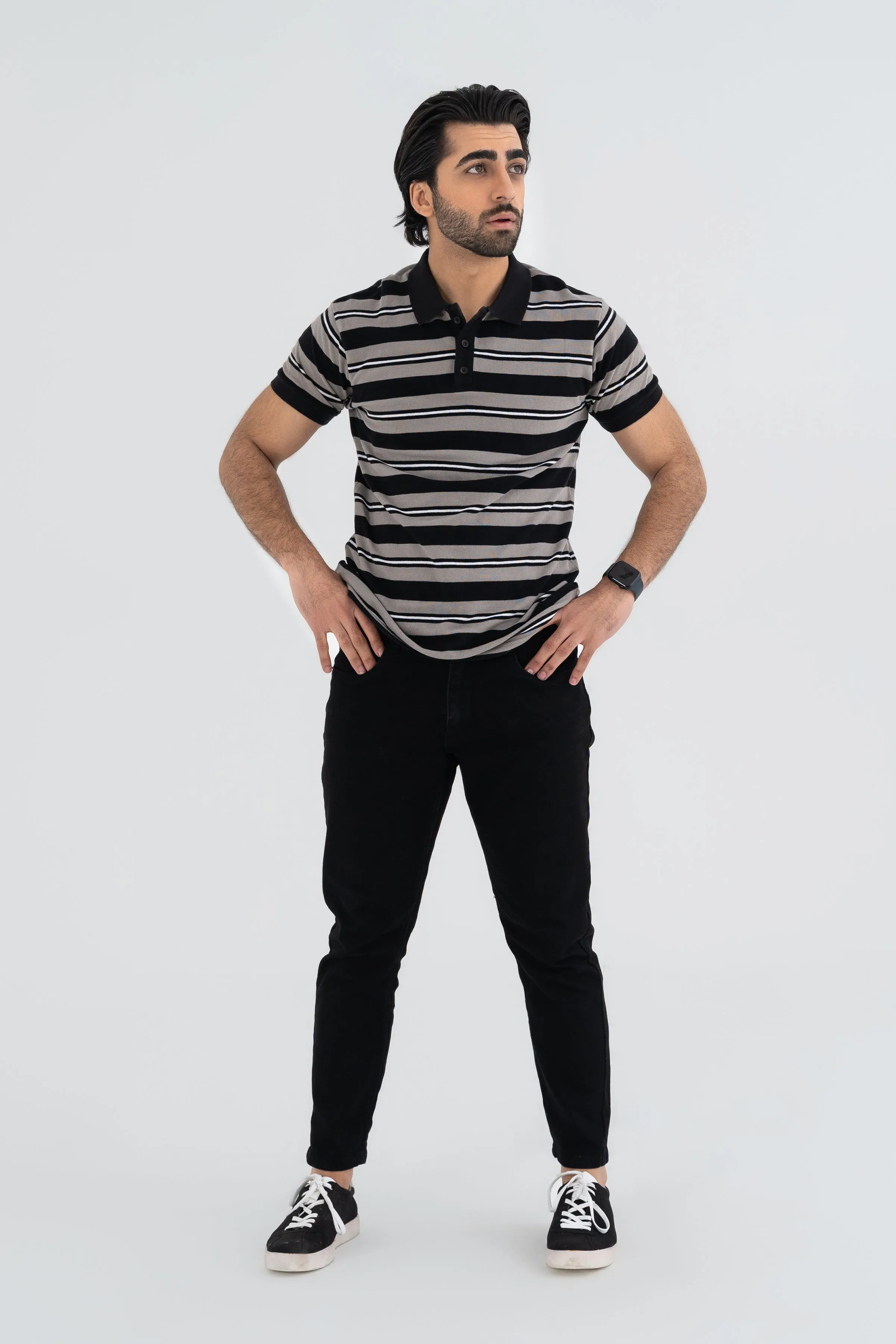 Black Lining Polo Shirt