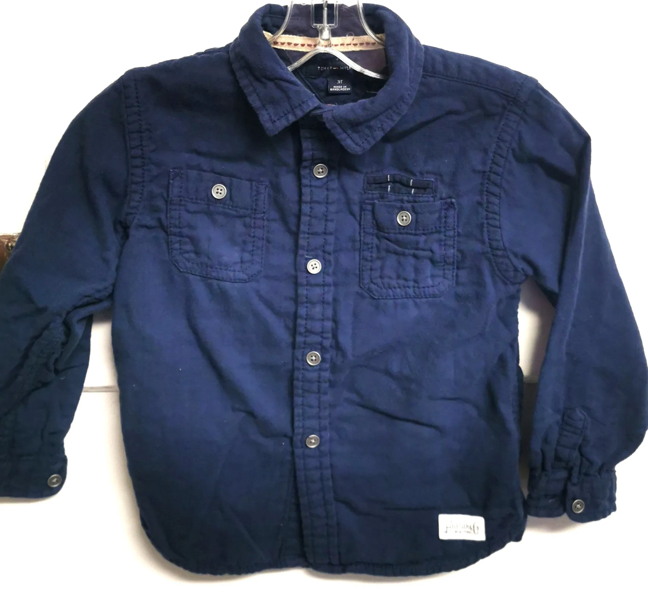 BOY SIZE 3 YEARS - TOMMY HILFIGER, Super Soft Dress Shirt EUC B34