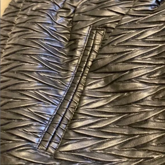 BR Banana Republic Pleather Mini Skirt NWT, size 0