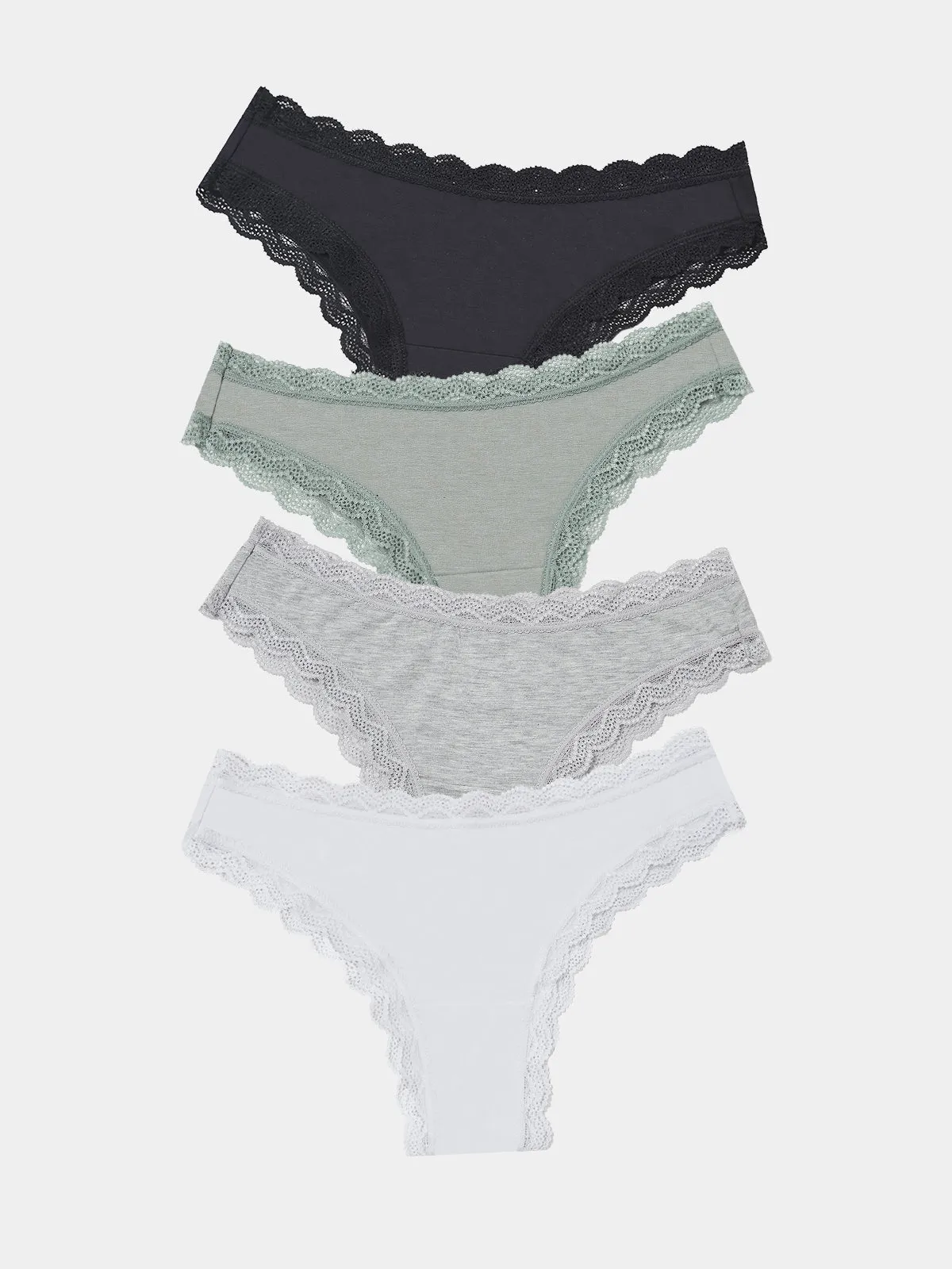 Brazilian Knicker Four Pack - Basics