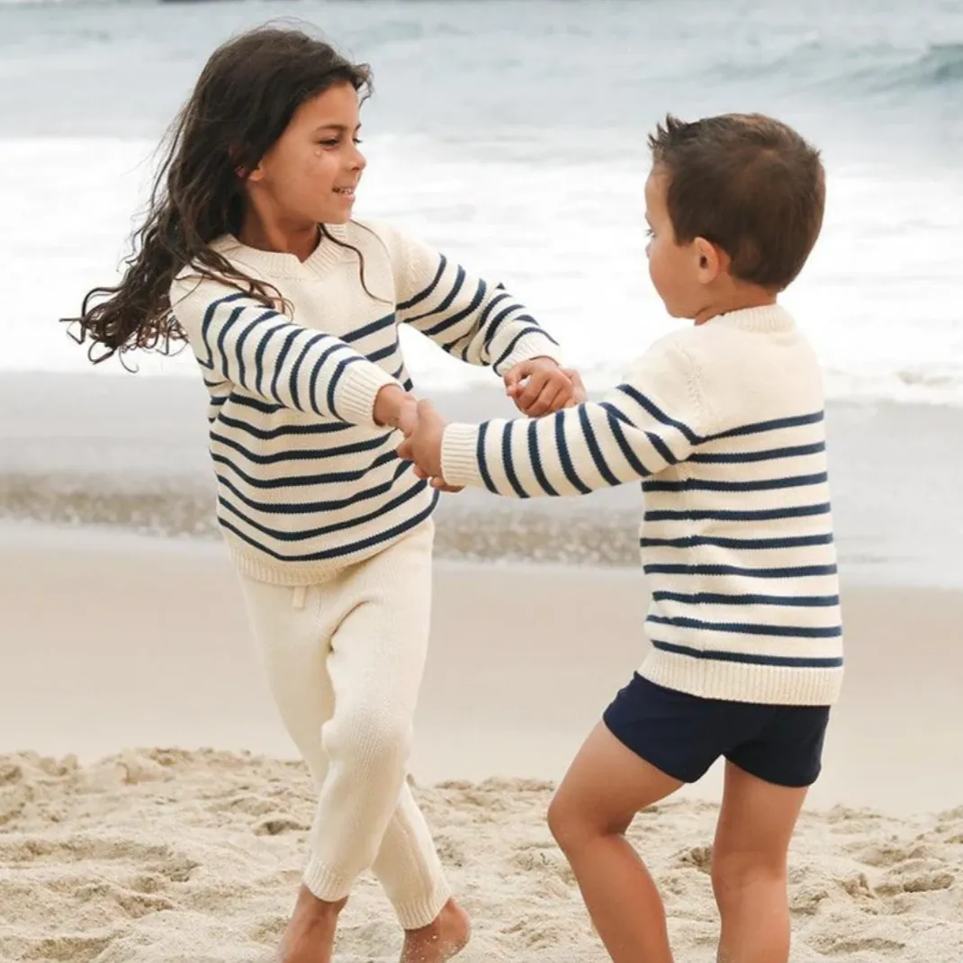 Breton Stripe Knit Sweater