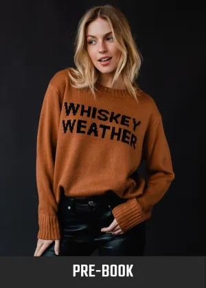 Brown Whiskey Weather Sweater