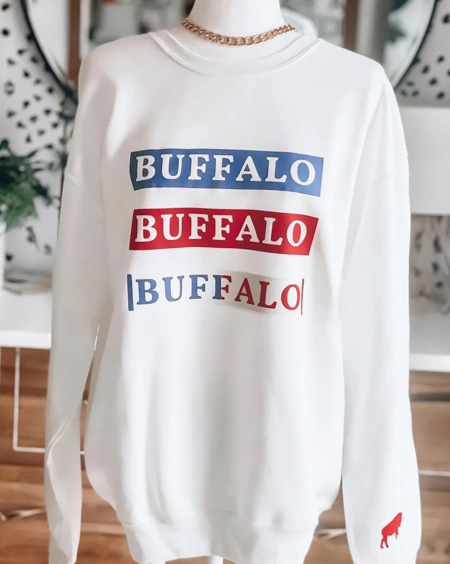 BUFFALO BLOCK SWEATER