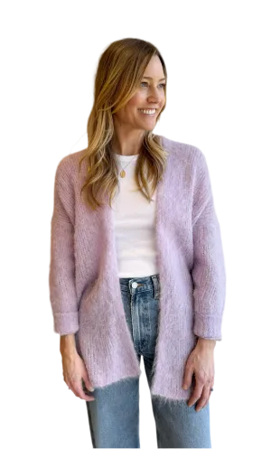 Bymi cardigan in lilac