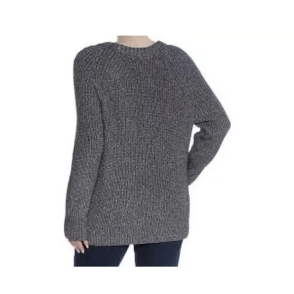 Calvin Klein NWT Metallic High Low Sweater Size L