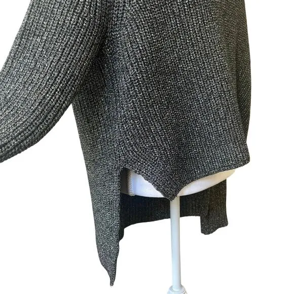 Calvin Klein NWT Metallic High Low Sweater Size L