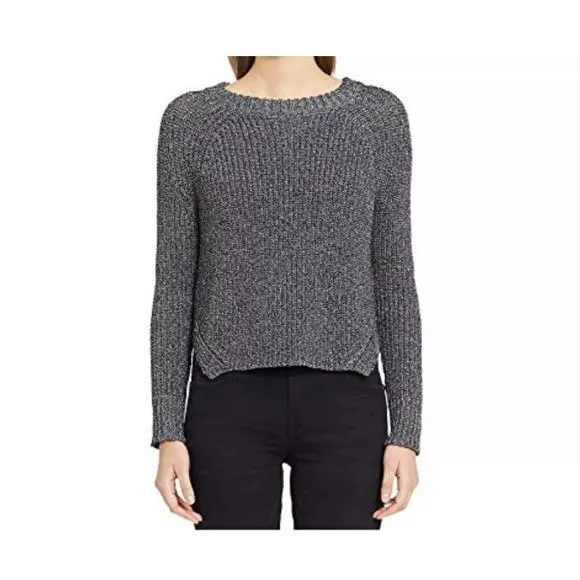 Calvin Klein NWT Metallic High Low Sweater Size L