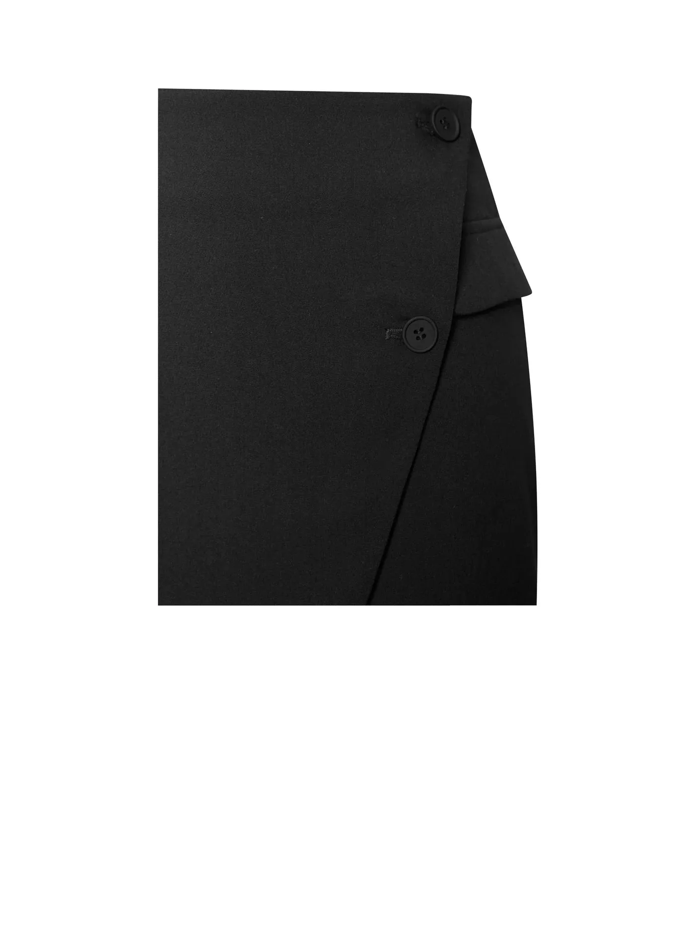 Camille Crossover Skirt  Co-ORD x Black