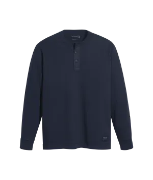 Camiseta Regular Fit Manga Larga Henley