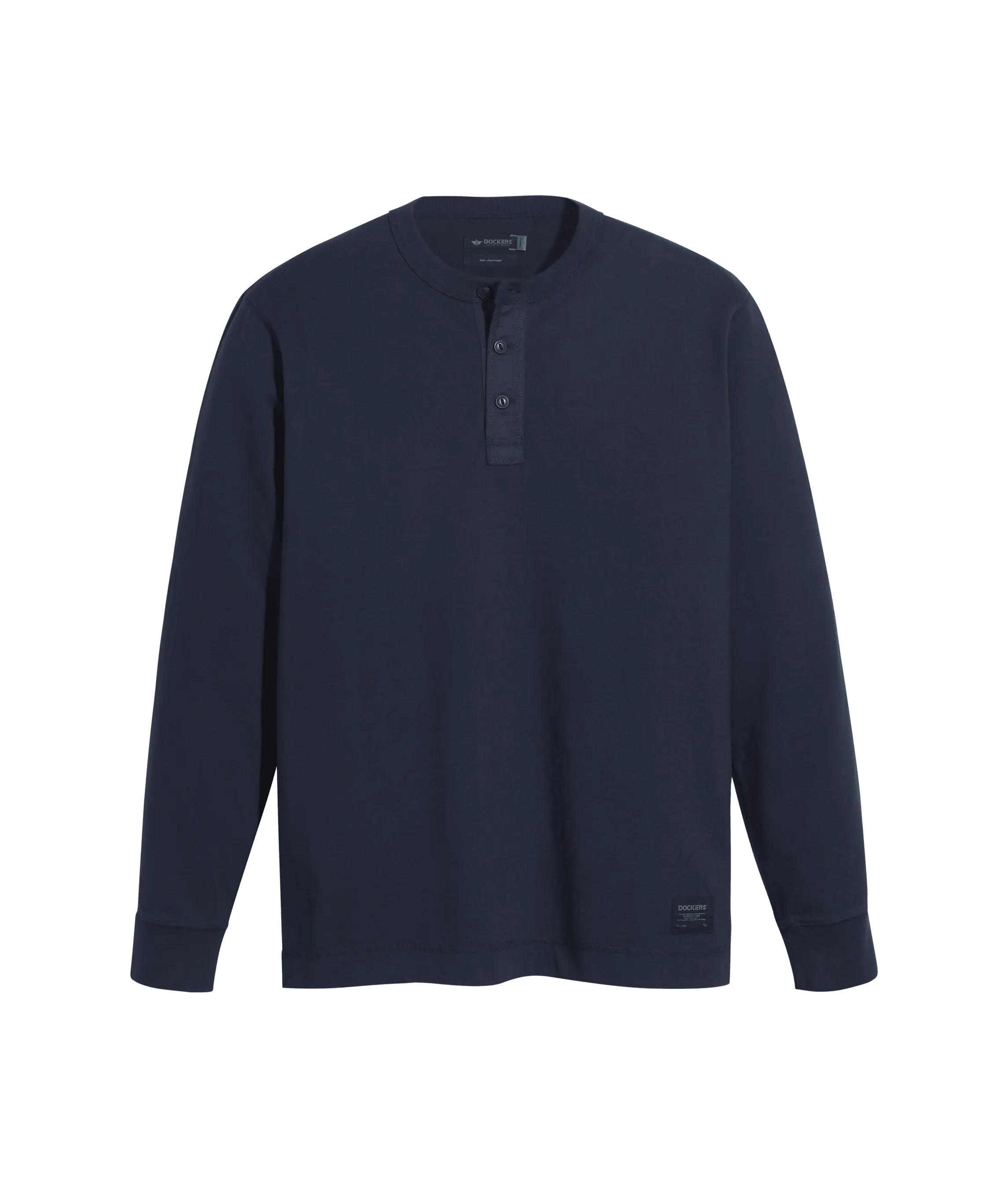 Camiseta Regular Fit Manga Larga Henley