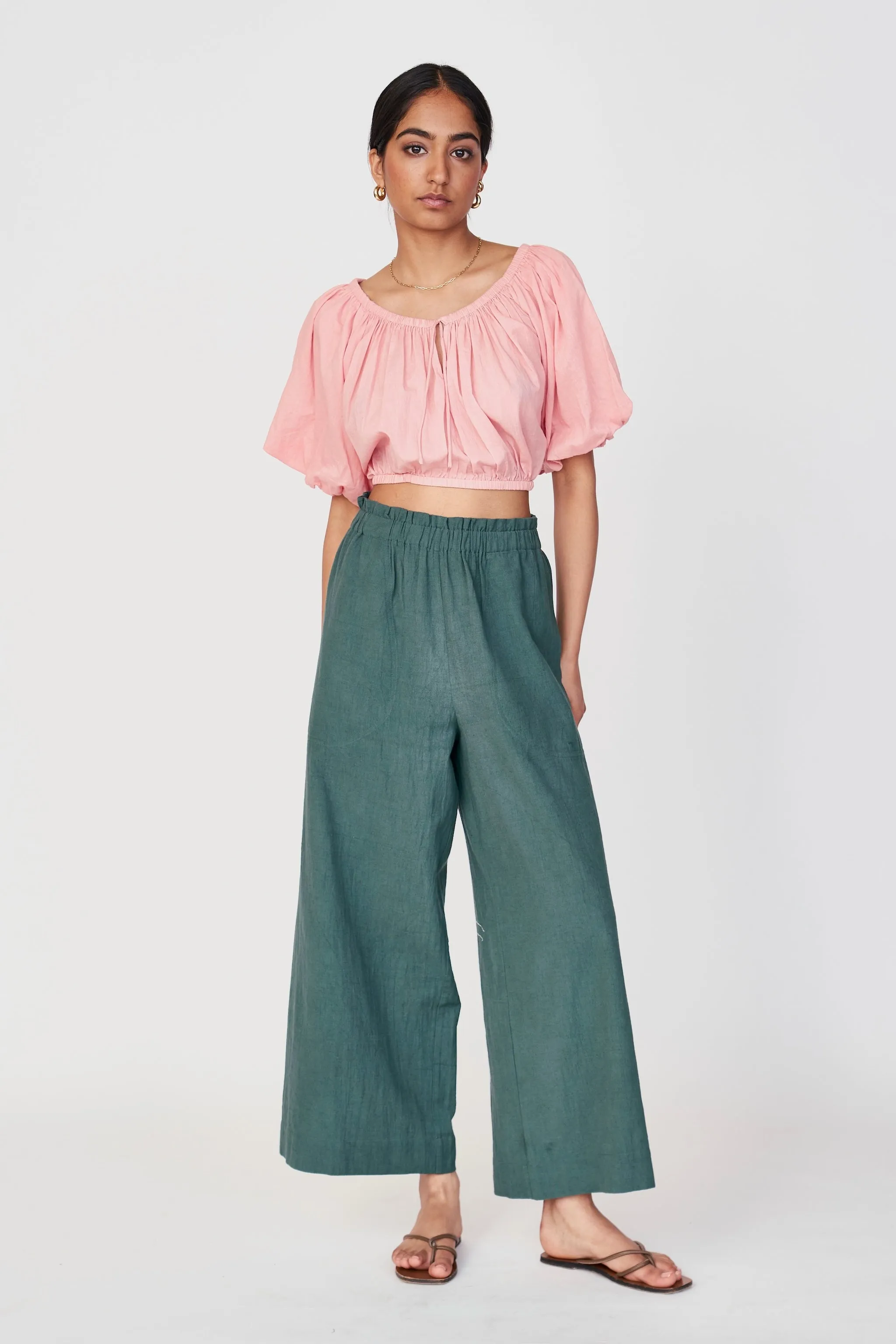 Capri Bubble Top in Pink