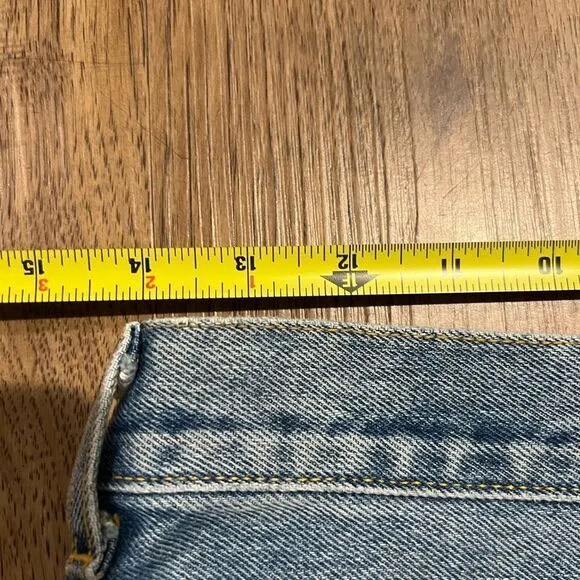CARMAR Dallas Beatrice Zip Front Denim Mini Skirt size 28