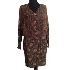 Carole Little skirt top set outfit 8 Floral