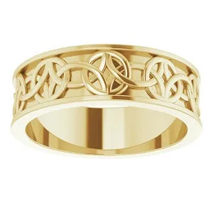Celtic-Inspired Band 51892 - 7 mm