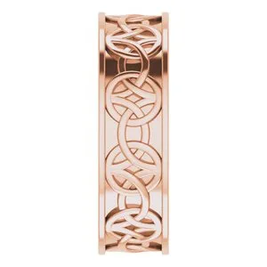 Celtic-Inspired Band 51892 - 7 mm