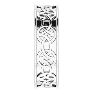 Celtic-Inspired Band 51892 - 7 mm