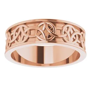 Celtic-Inspired Band 51892 - 7 mm