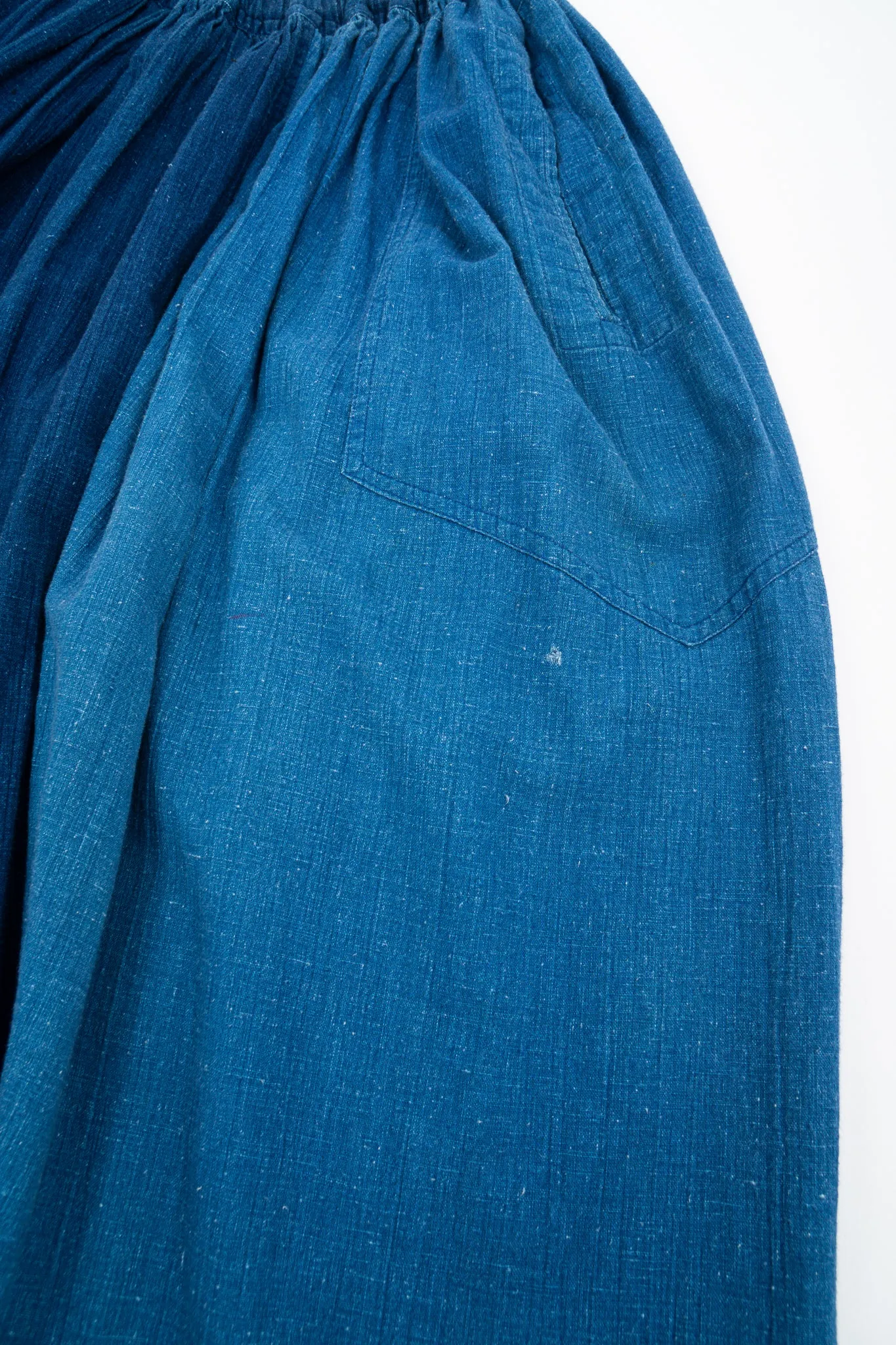 Chambray Harem Crop Pant