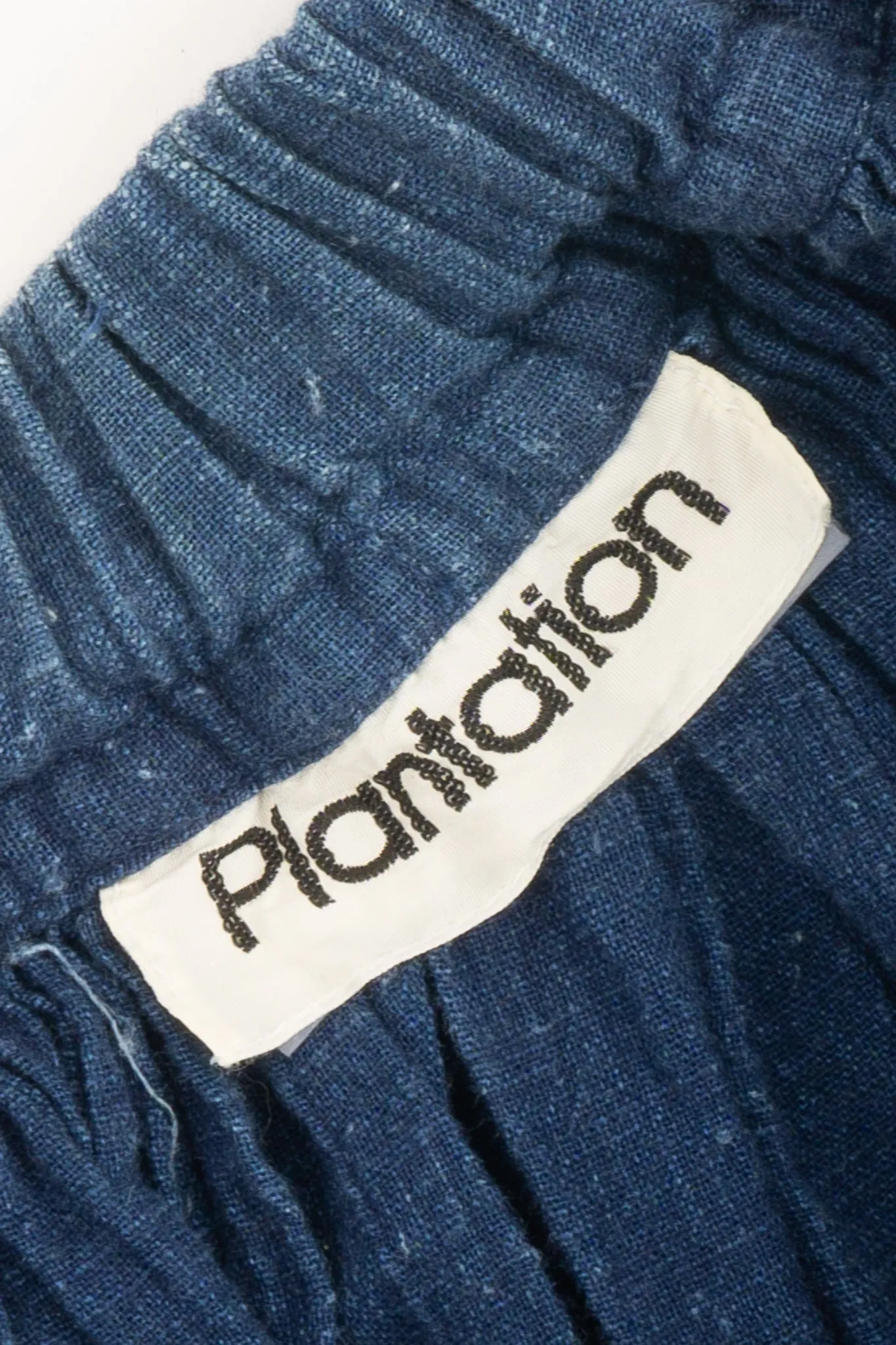 Chambray Harem Crop Pant