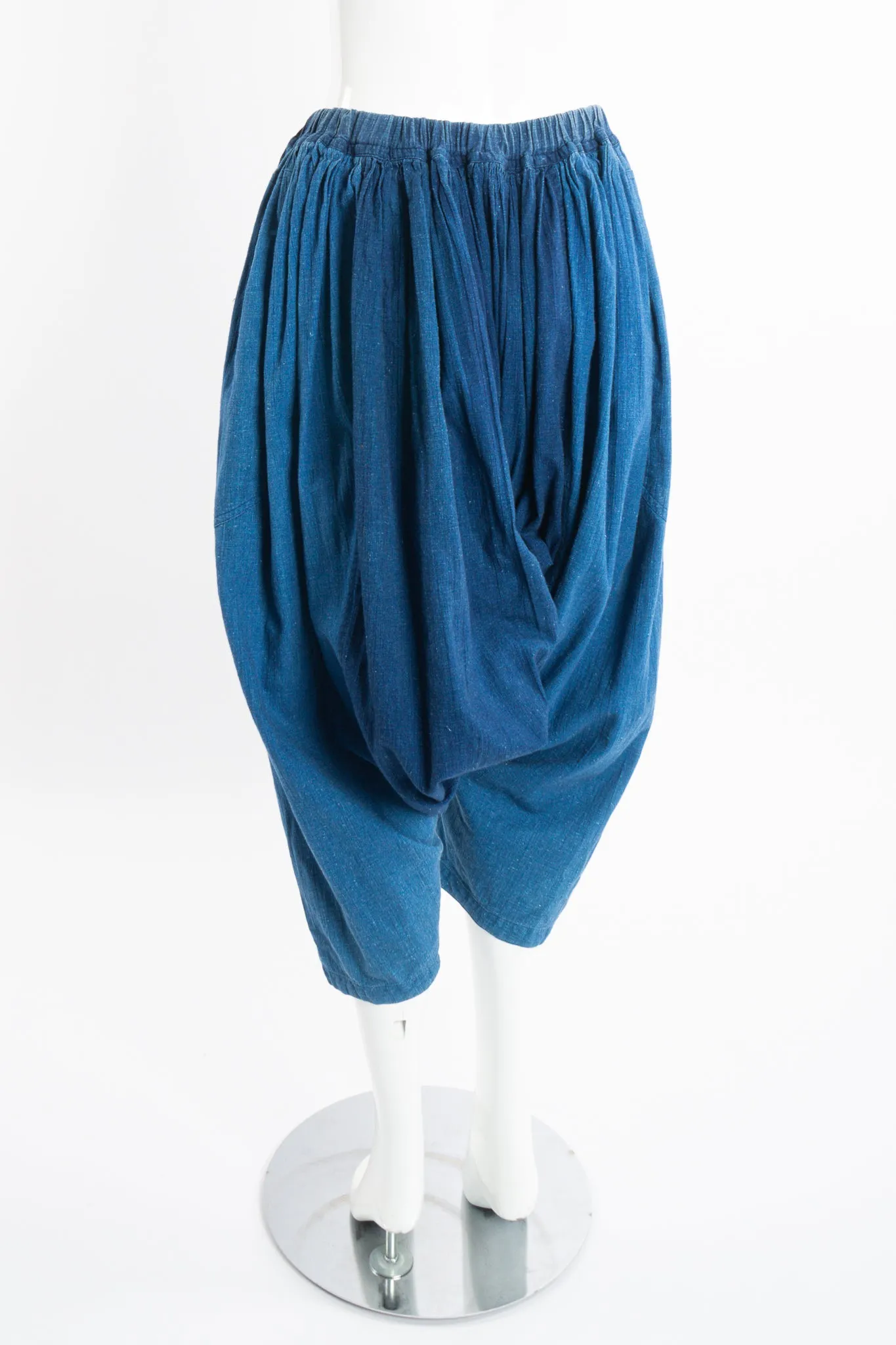 Chambray Harem Crop Pant