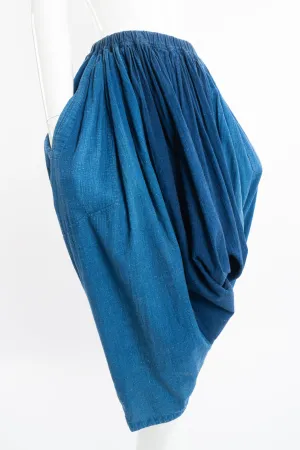 Chambray Harem Crop Pant