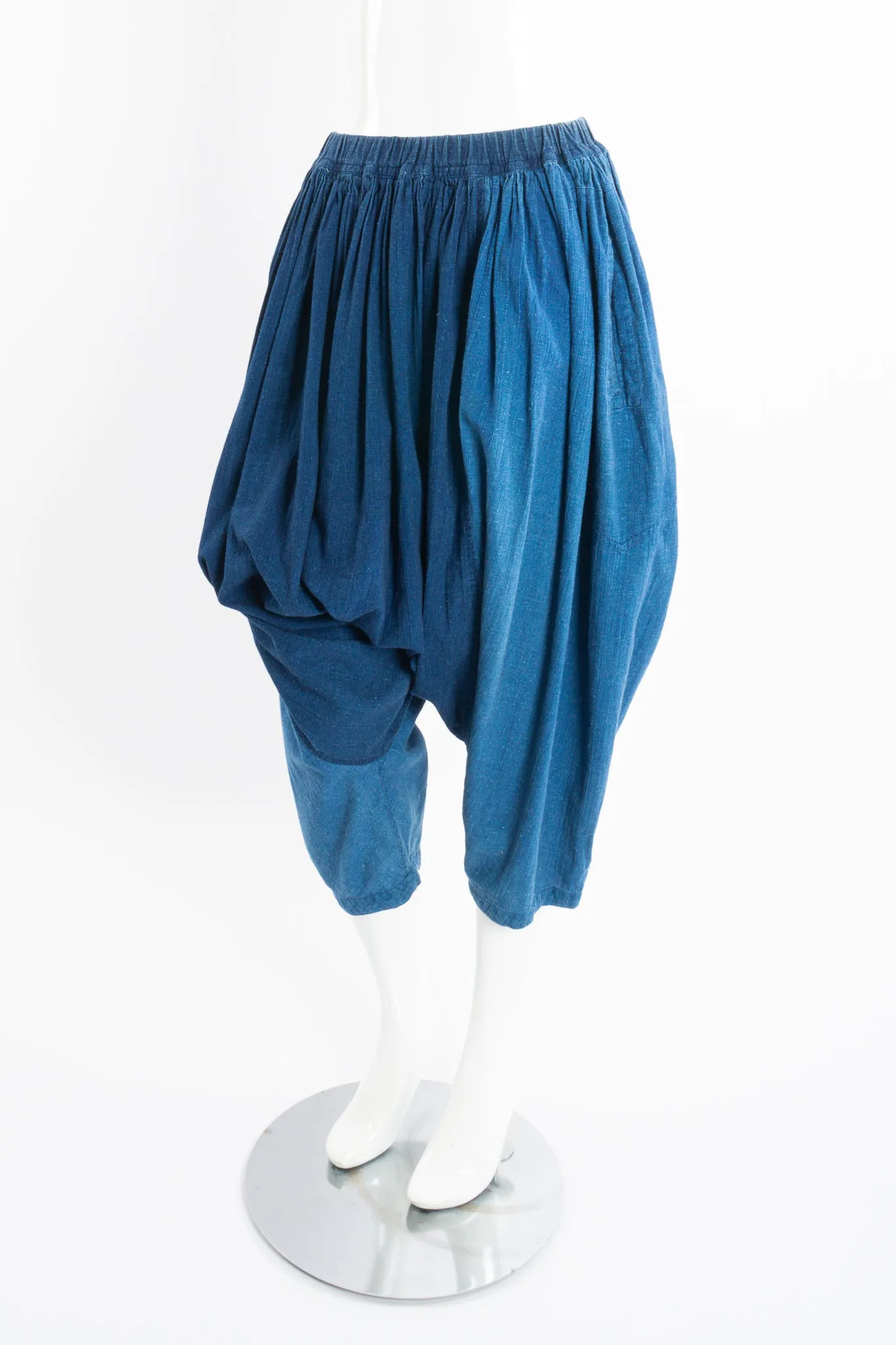 Chambray Harem Crop Pant