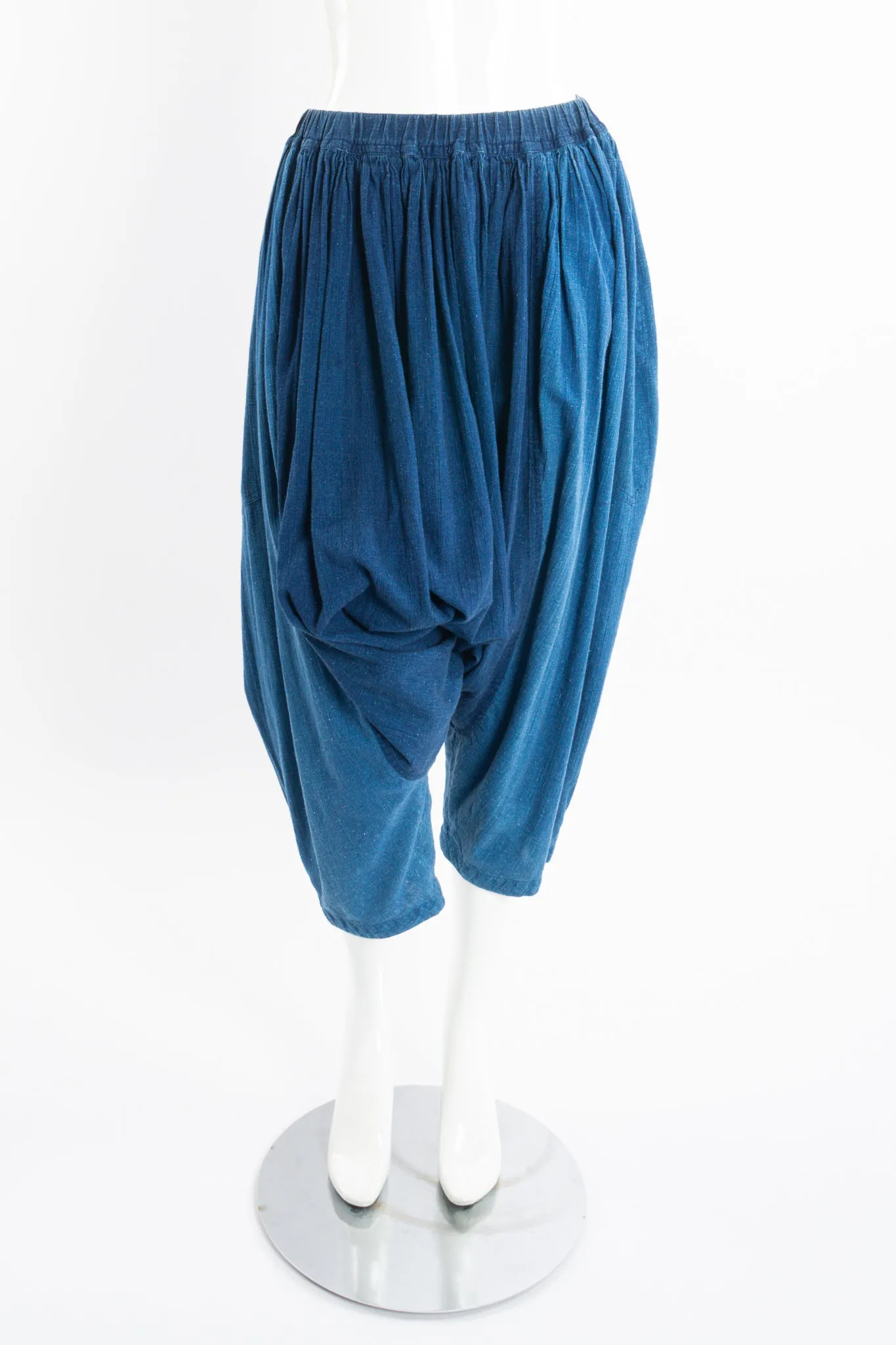 Chambray Harem Crop Pant
