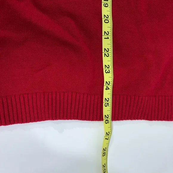 Charter Club Buckle Cotton Henley Sweater 1X