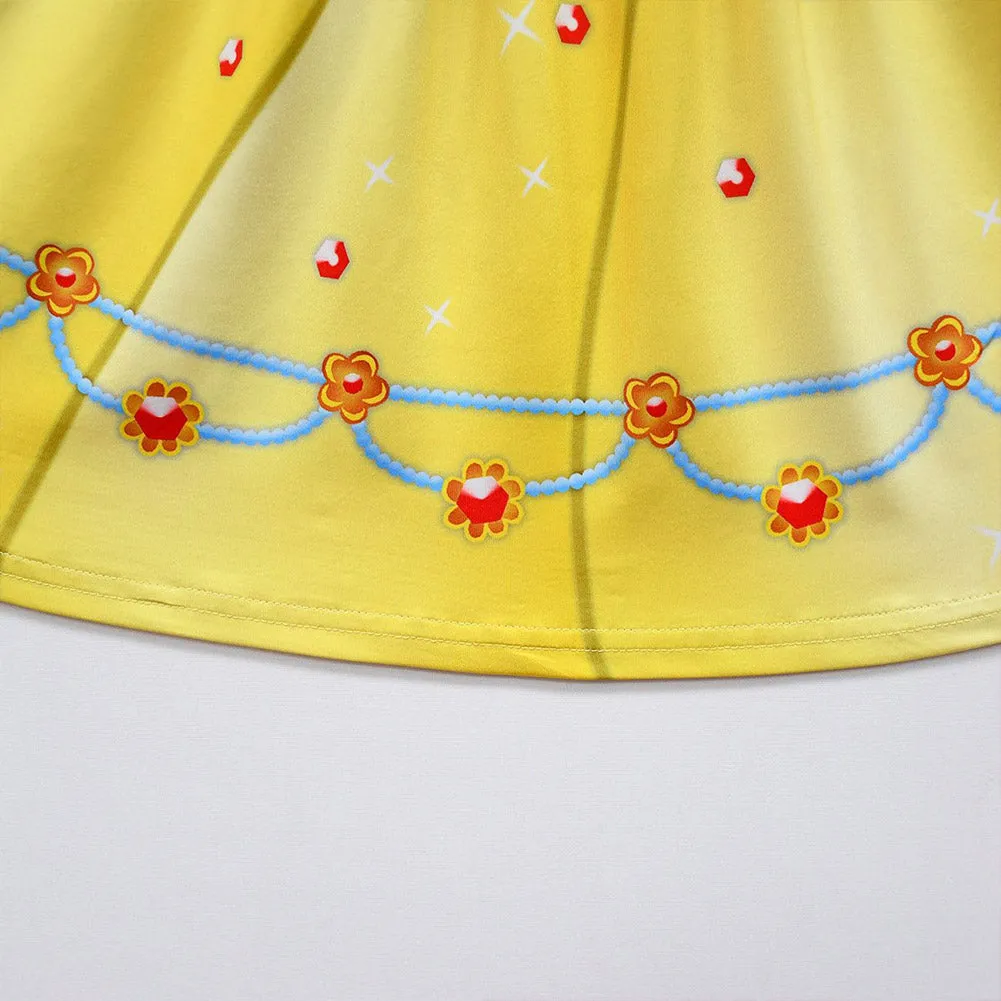 Children Girls Summer Snow White Cosplay Costume Dress Outfits Halloween Carnival Suit