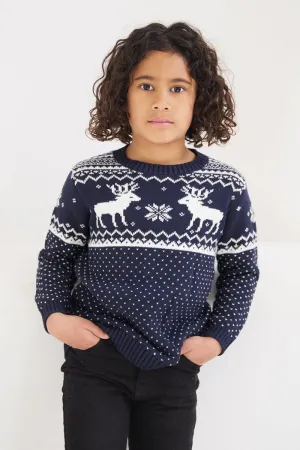 Christmas Reindeer Sweater Kids