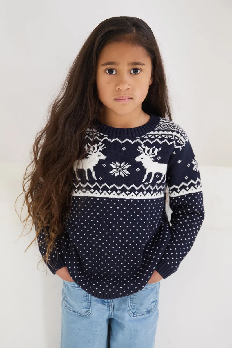 Christmas Reindeer Sweater Kids