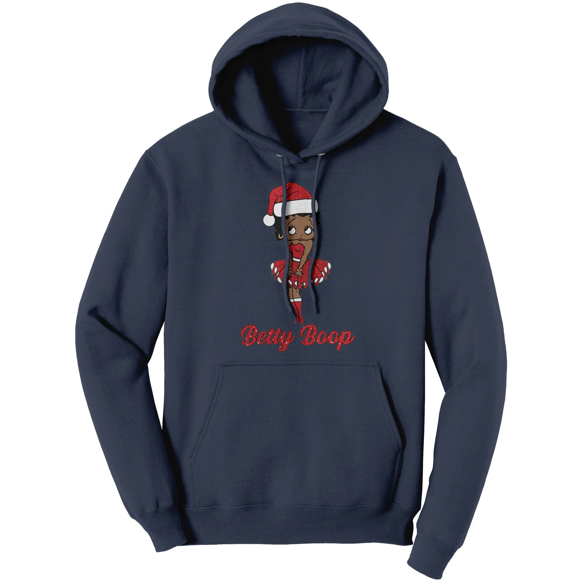 Christmas Santa Hoodie Betty Boop Hoodie Santa Claus Hoodie Christmas Gifts For Her Unique Holiday Gift Womens Clothing Christmas Sweater
