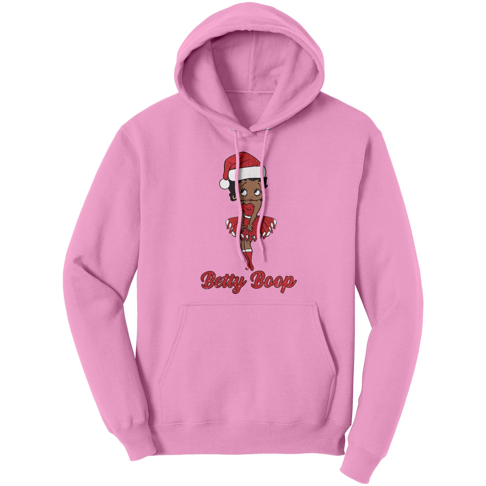 Christmas Santa Hoodie Betty Boop Hoodie Santa Claus Hoodie Christmas Gifts For Her Unique Holiday Gift Womens Clothing Christmas Sweater