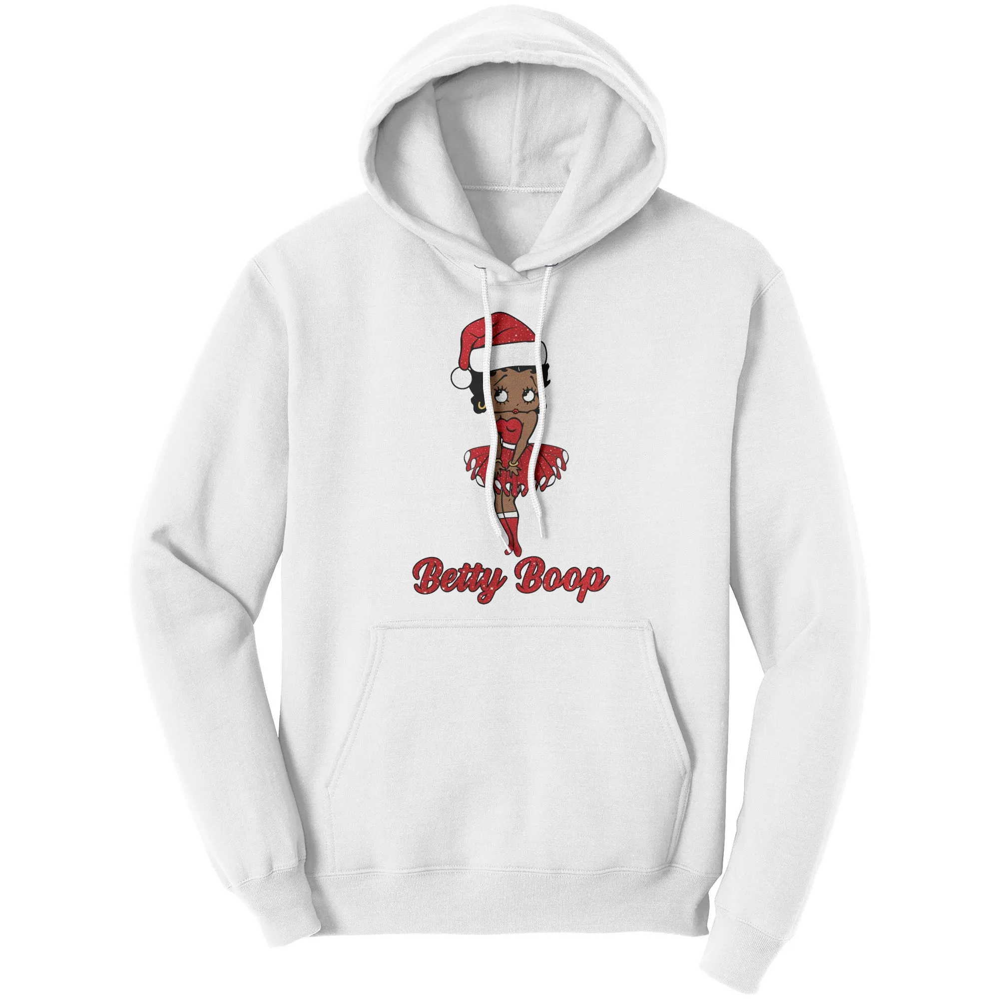 Christmas Santa Hoodie Betty Boop Hoodie Santa Claus Hoodie Christmas Gifts For Her Unique Holiday Gift Womens Clothing Christmas Sweater