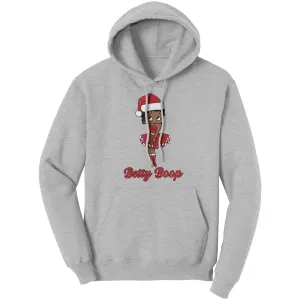 Christmas Santa Hoodie Betty Boop Hoodie Santa Claus Hoodie Christmas Gifts For Her Unique Holiday Gift Womens Clothing Christmas Sweater