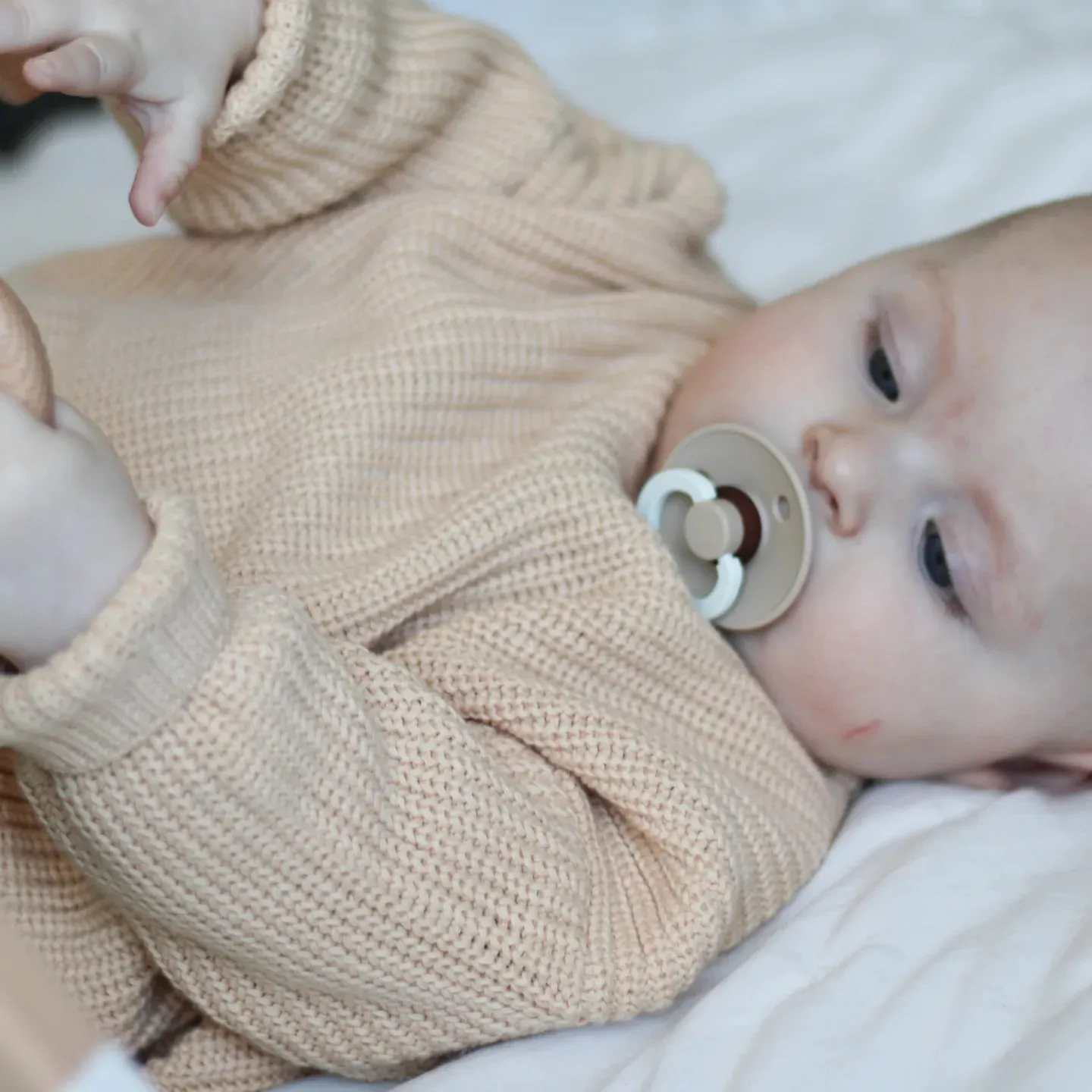 Chunky Knit Sweater | Almond