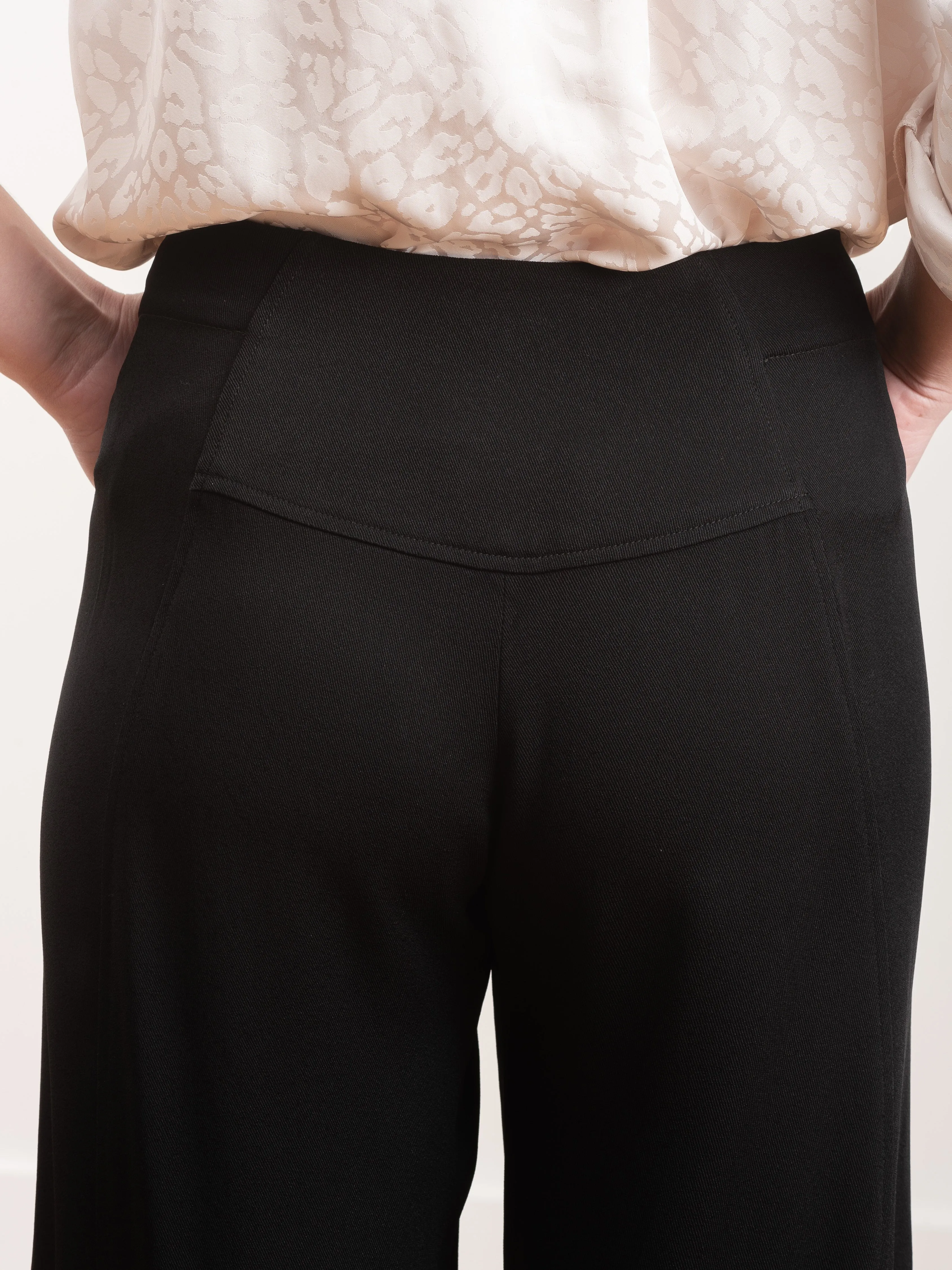 circle pant - black