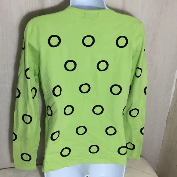 Circle Sweater in Lime