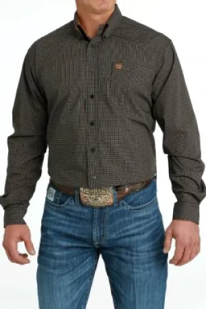 CLMTW1105668 Men's Cinch L/S  Button Small Plaid